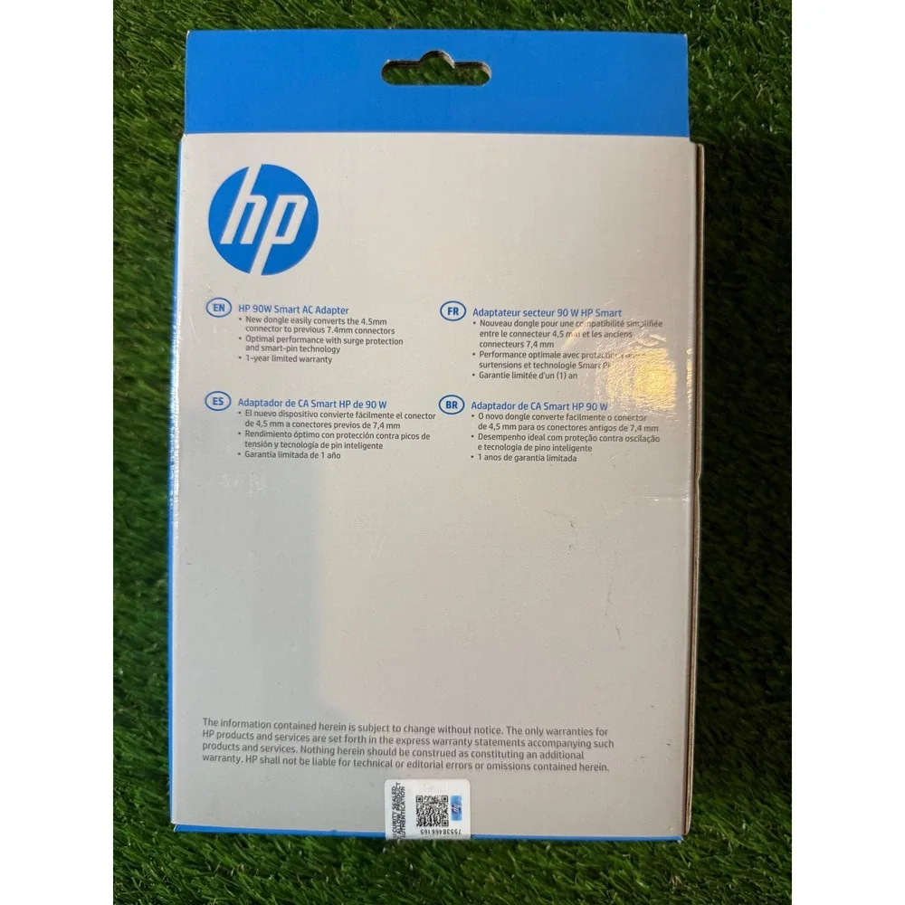 HP 90W Smart AC Adapter Dongle Converter 4.5mm to 7.4mm New‎